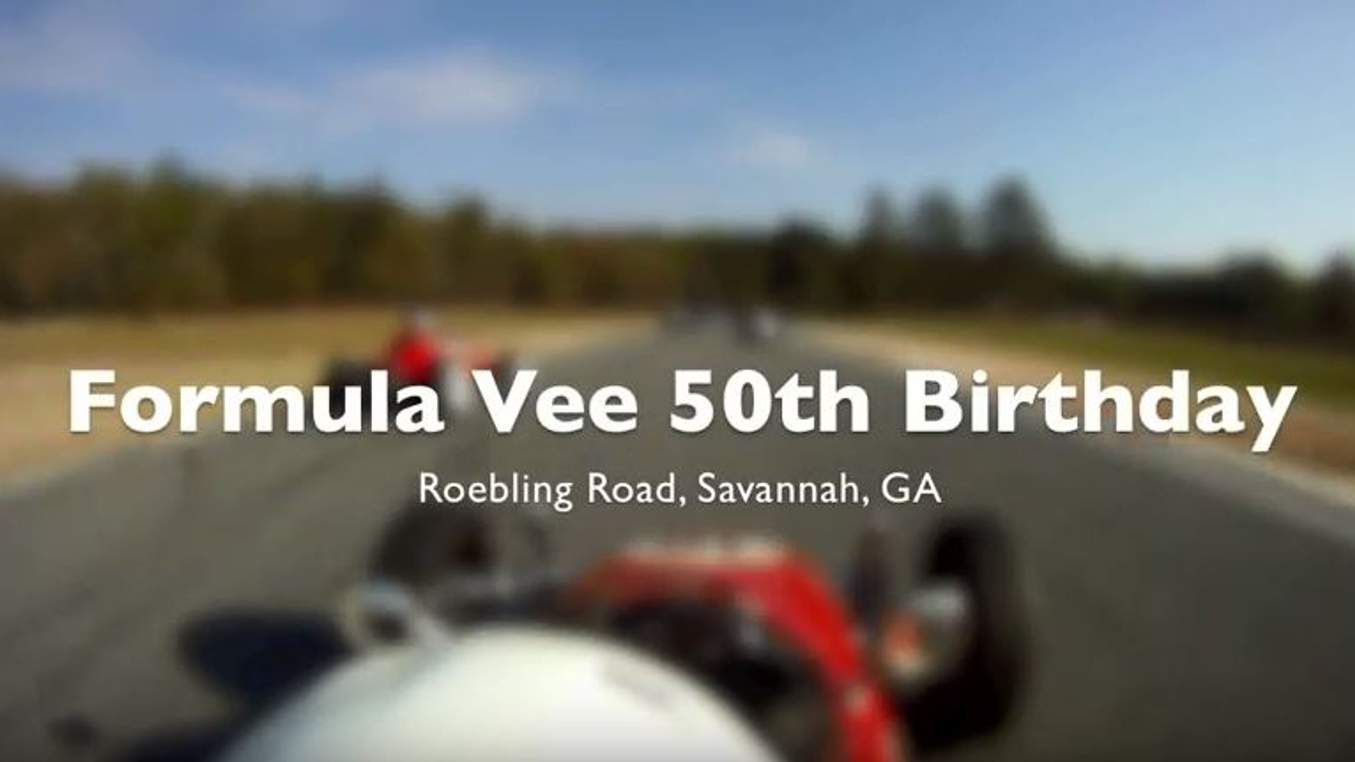 Formula Vee 50th Birthday Race